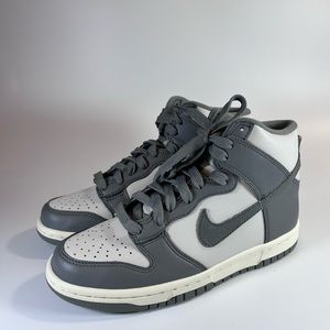 NIKE DUNK HIGH ‘Two Tone Grey’ [DM1028 001] SIZE WOMENS 6 / YOUTH 4.5